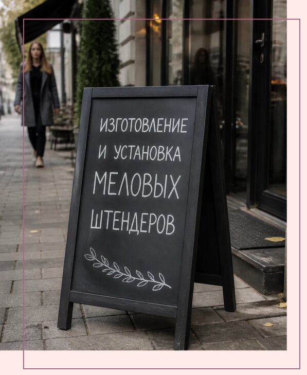 Меловые штендеры в Людинове по цене от 6616 р. | Аванза-Люд